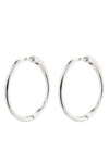 Eanna Recycled Medium Hoops - Zilver