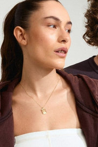 Gemini Gerecyclede Zodiac Ketting - Goud