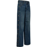 Denize Button Tall Jeans - Jeans Blauw