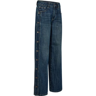 Denize Button Tall Jeans - Jeans Blauw