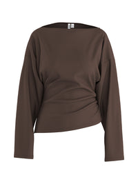 HDYuri Draped Top - Bruin