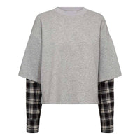 Sweat Longsleeve Shirt - Grijs