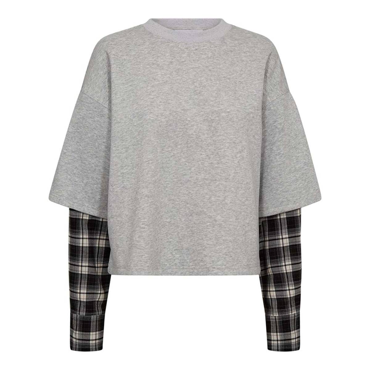 Sweat Longsleeve Shirt - Grijs