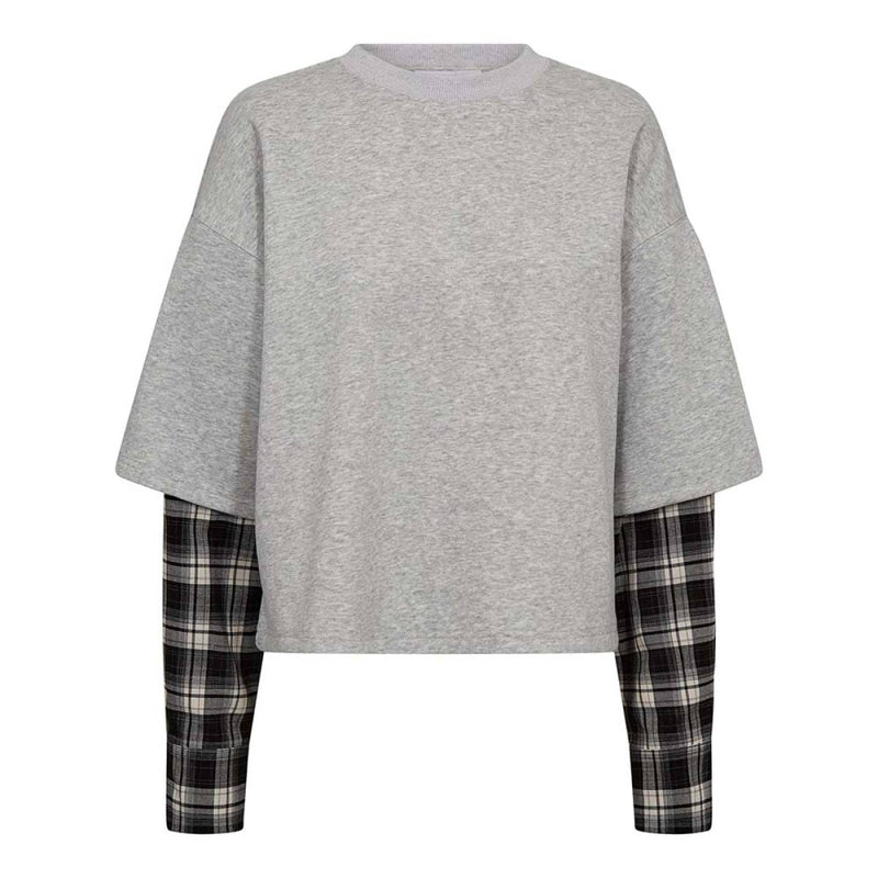 Sweat Longsleeve Shirt - Grijs