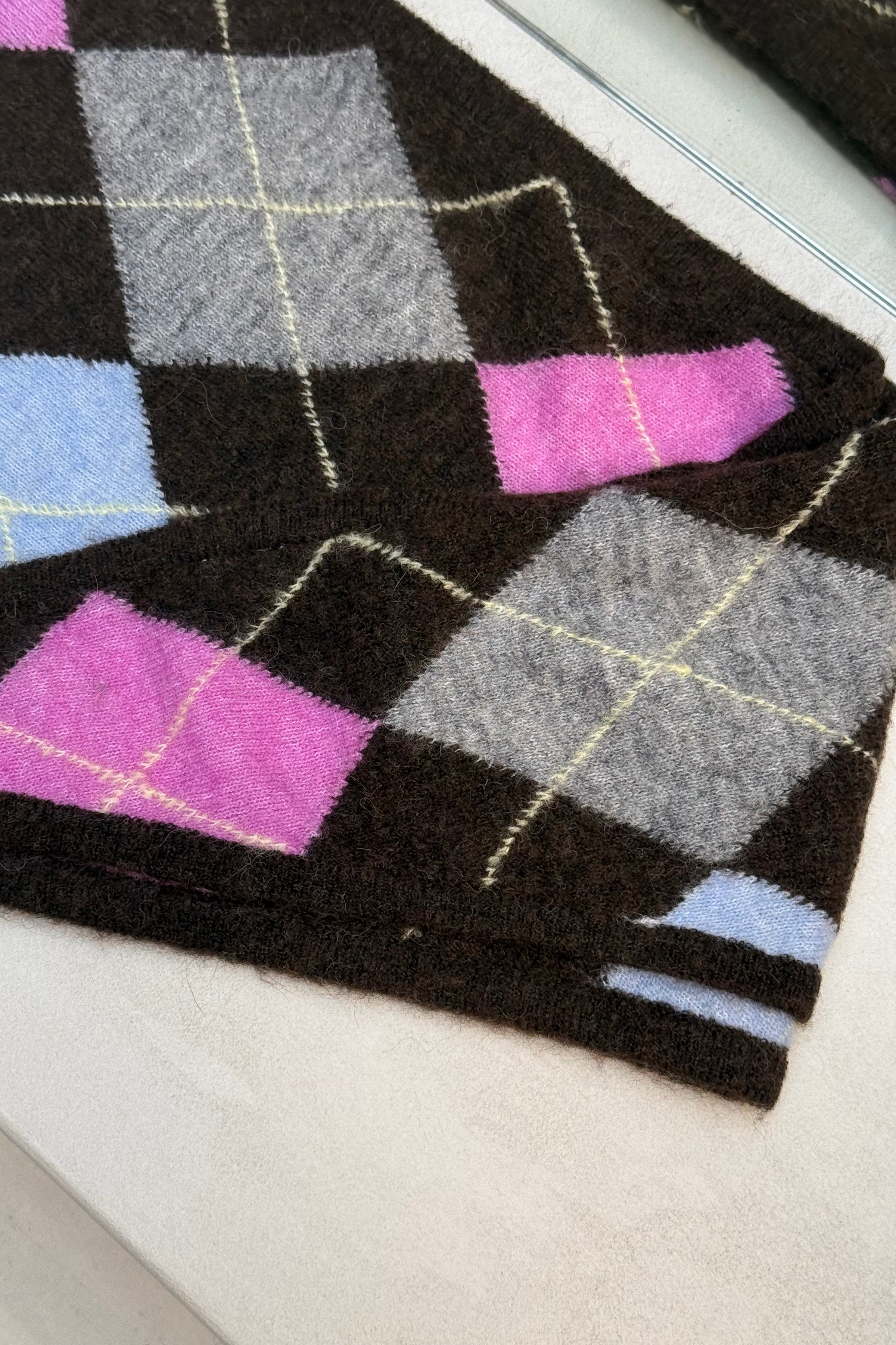 Grandana Sjaal - Bruin/Blauw