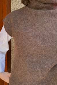 Jona Knit Spencer - Bruin