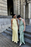 Brigitte maxi jurk - butter yellow