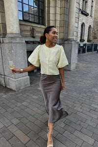 YASMinu Korte Top - Geel