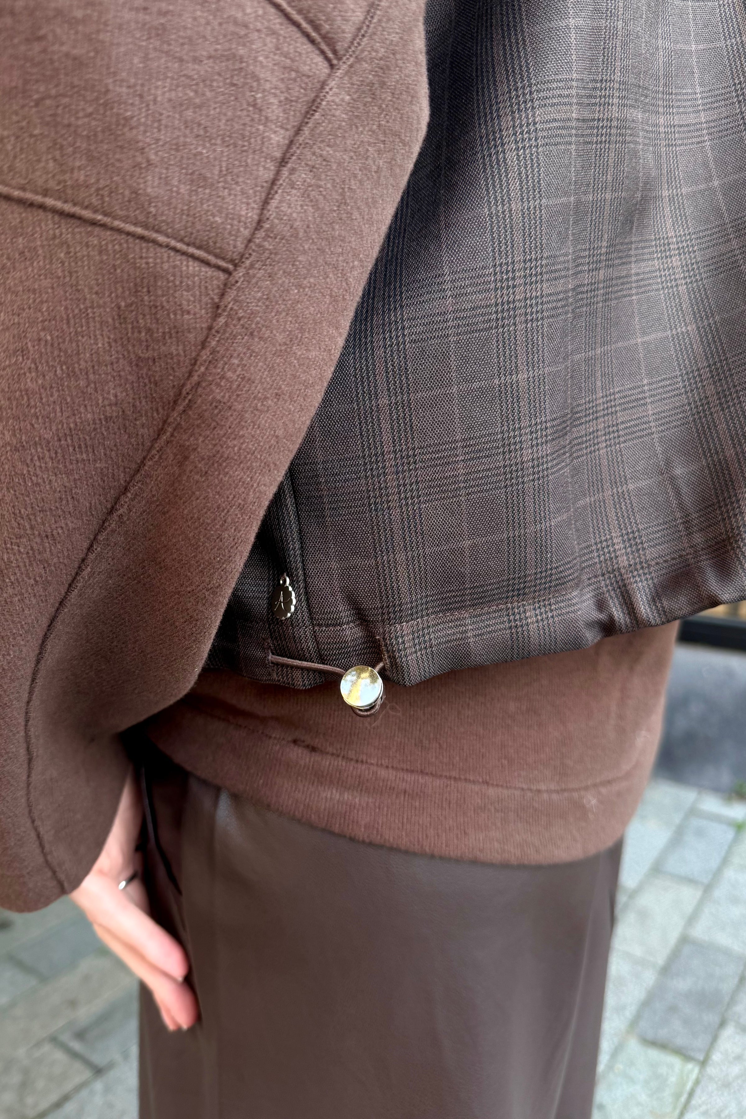 Tally Gilet - Donkerbruin