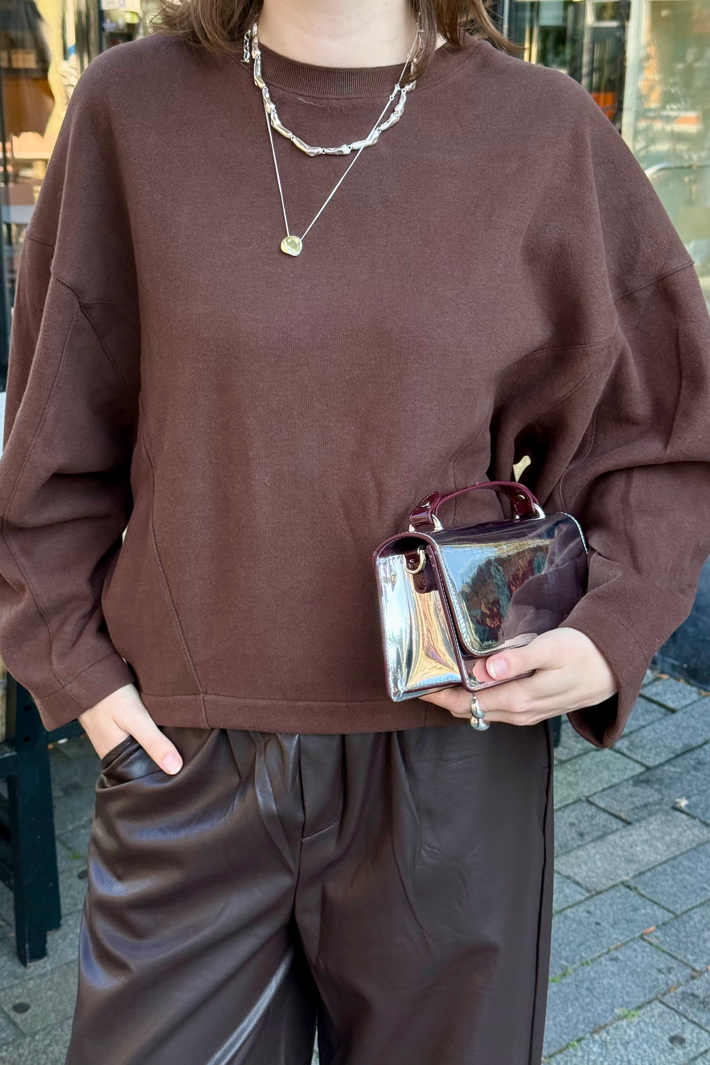 MSCHMarletta Sweater - Donkerbruin