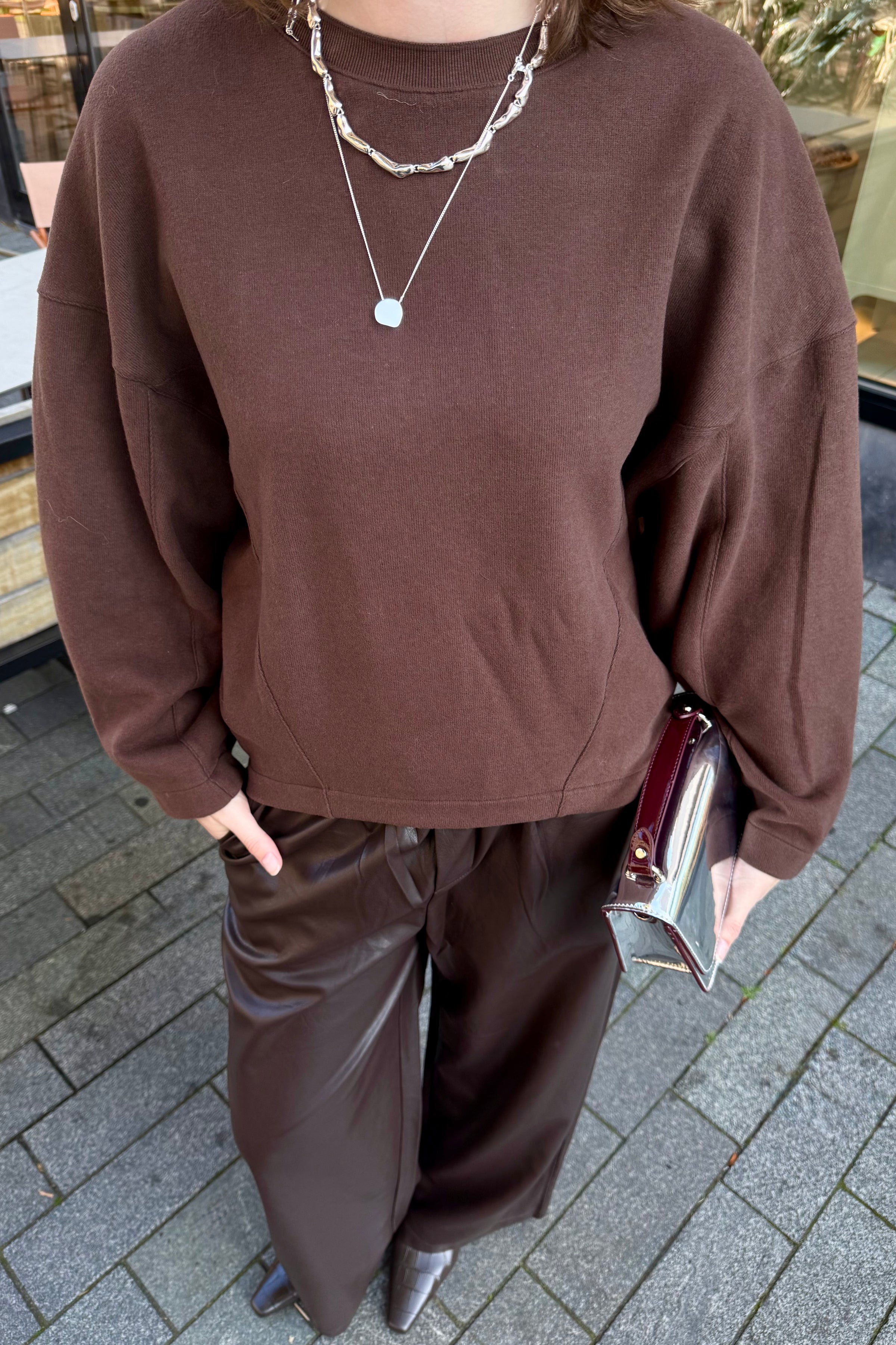 MSCHMarletta Sweater - Donkerbruin