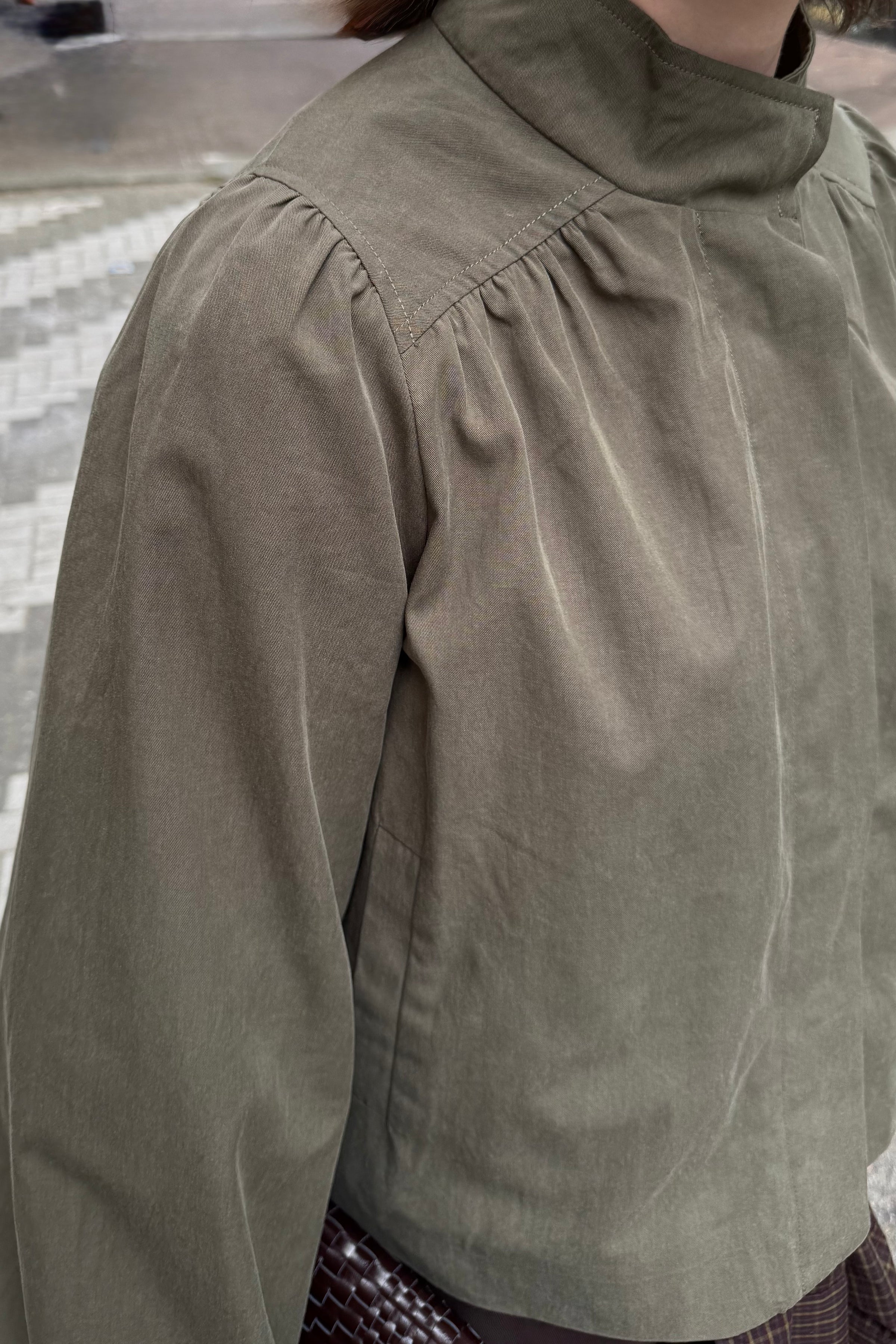 Tirsa Twill Jacket - Groen