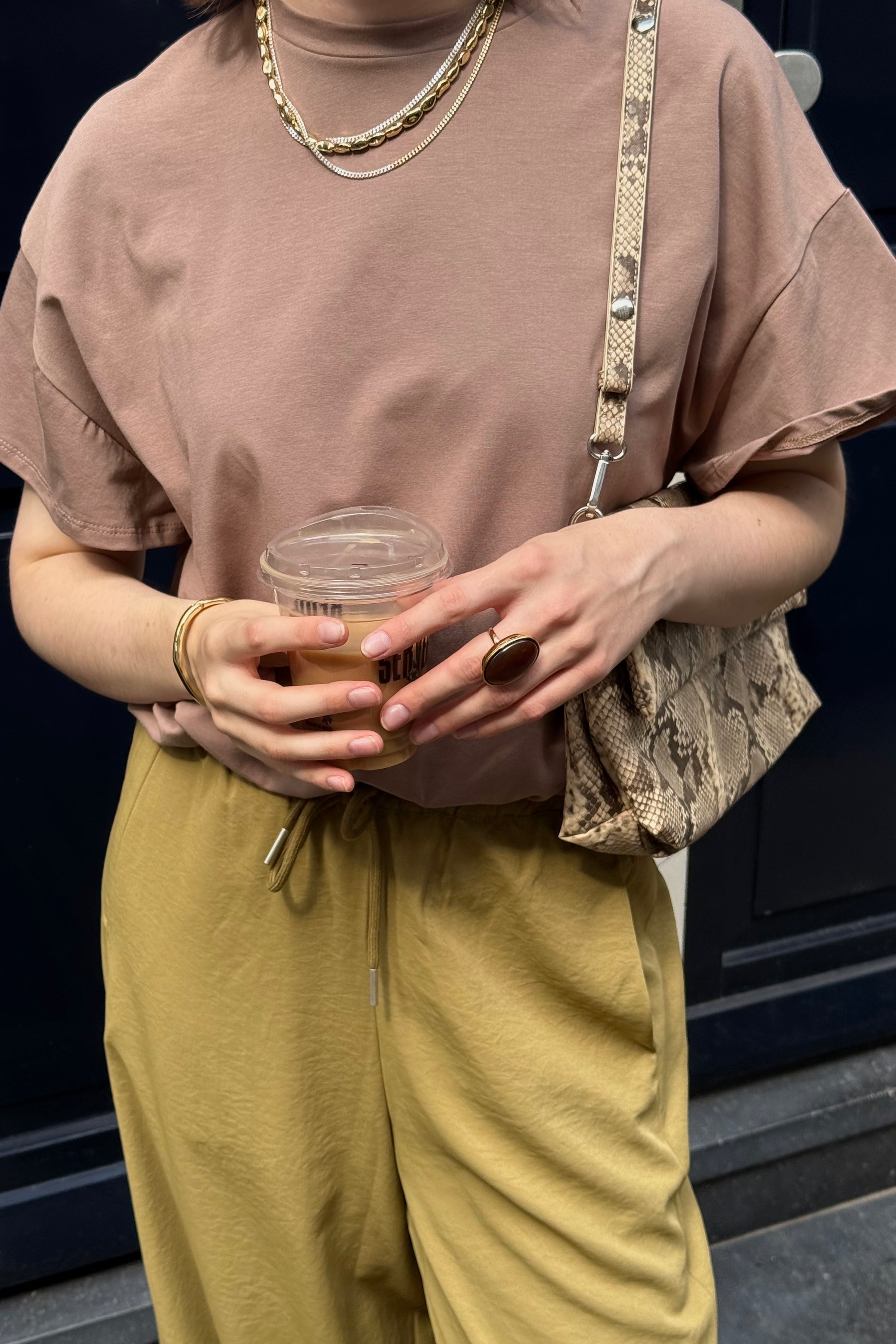 Raffa T-shirt - Taupe