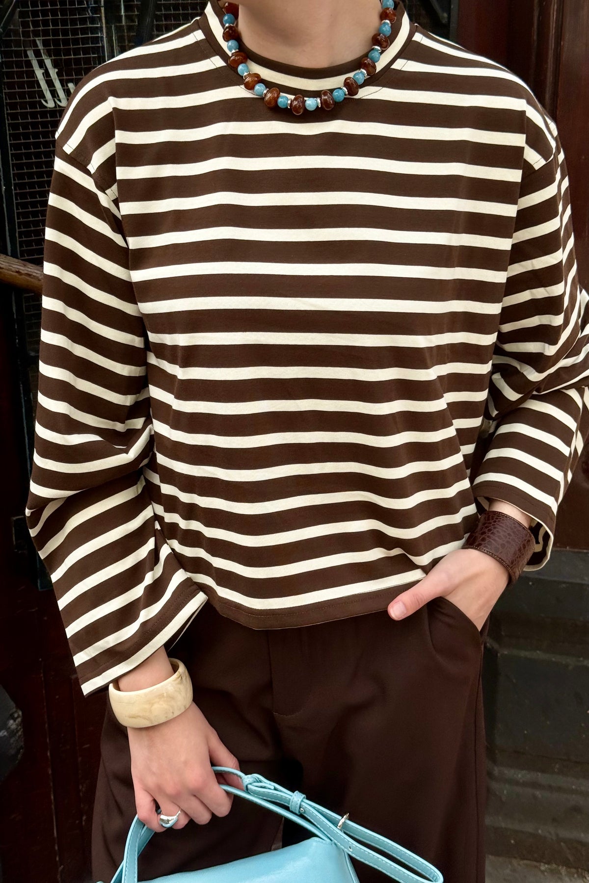 N-Maple Longsleeve Shirt - Bruin