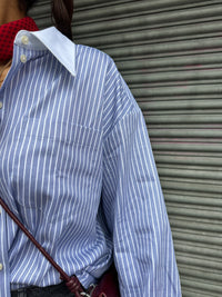 SLFRomie Oversized Blouse - Blauw