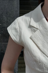 Salima Gilet - Wit