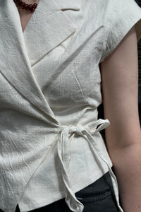 Salima Gilet - Wit