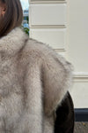 Kevini Faux Fur Gilet - Beige