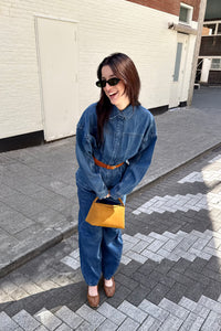 Shace Denim Jas - Donkerblauw