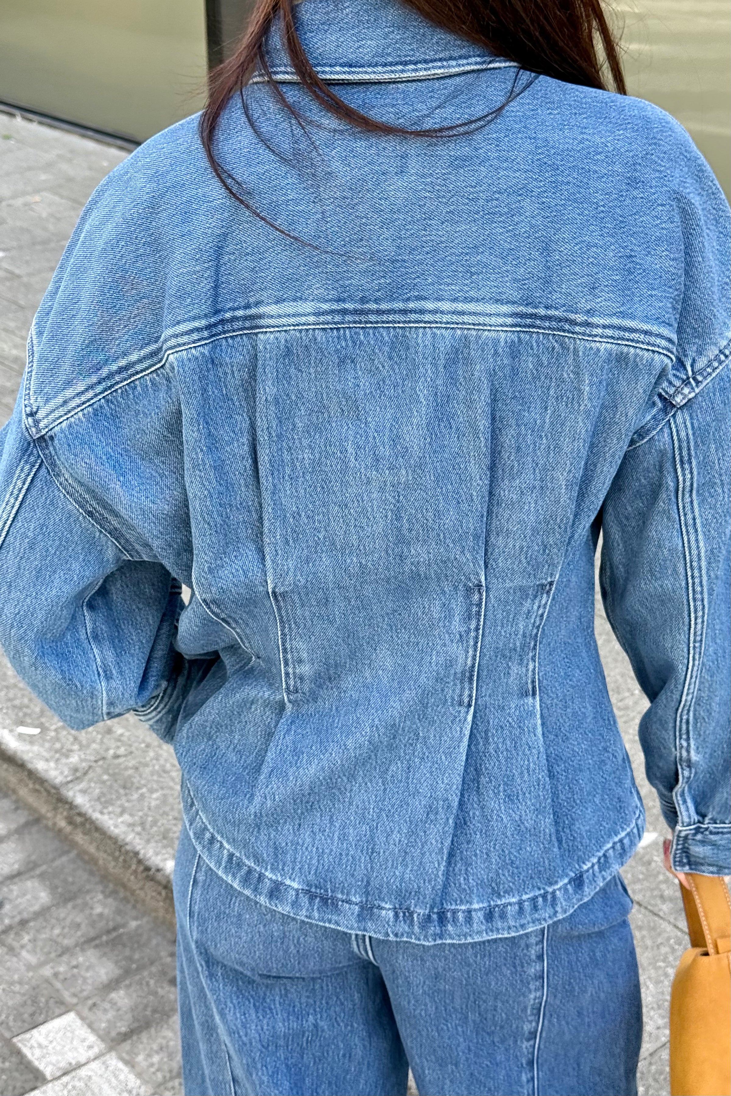 Shace Denim Jas - Donkerblauw