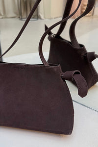 SLFStella Mini Suede Tas - Donker Bruin
