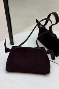 SLFStella Mini Suede Tas - Donker Bruin