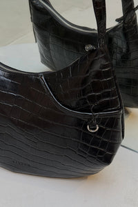 Debbie Tas - Croco Zwart