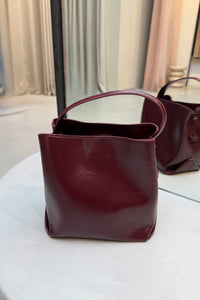 Molly Raw Structure Tas - Bordeaux