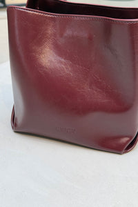 Molly Raw Structure Tas - Bordeaux