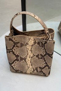 Molly Scaly Structure Tas - Ivory
