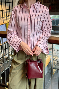 Rosa Wijde Mouwen Blouse - Roze