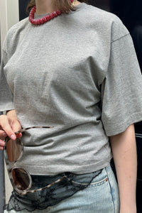 Asha Boxy T-Shirt - Licht Grijs