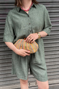 MSCHViana Ginia 3/4 Shirt - Groen