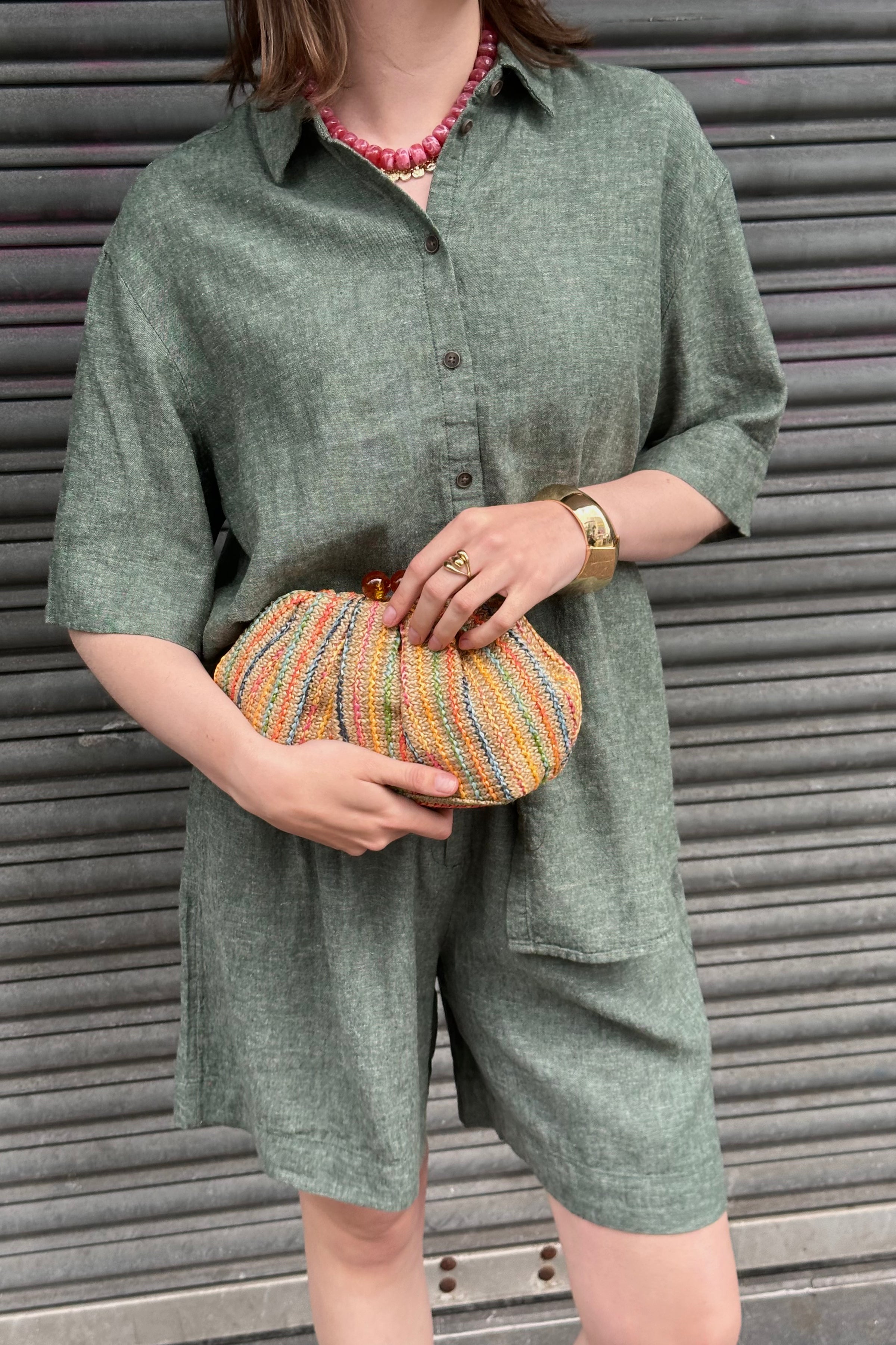 MSCHViana Ginia 3/4 Shirt - Groen
