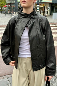 SLWZenia Leren Jas - Zwart