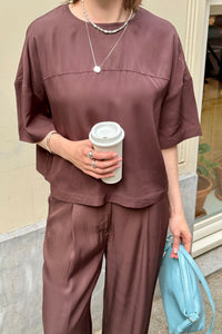 Shirin Top - Bruin