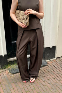 Lucille Structure Pantalon - Bruin
