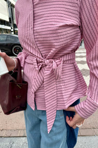 YASRayly Tie Blouse - Roze