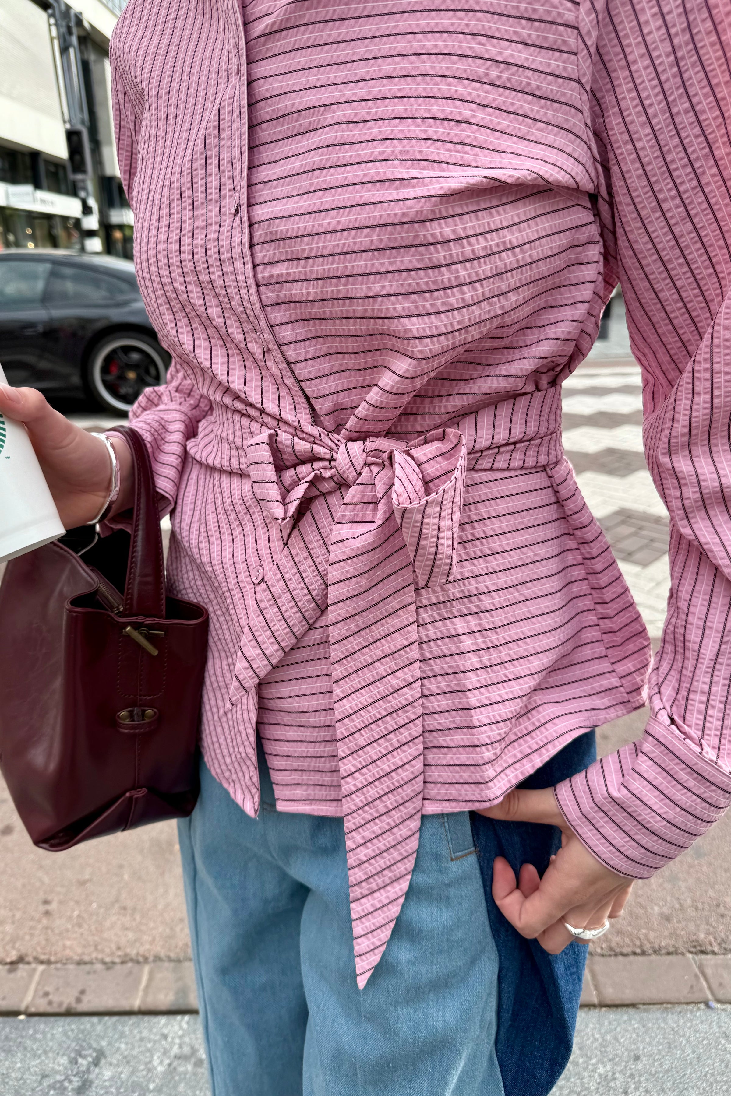 YASRayly Tie Blouse - Roze