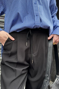 Michelle tailor tie tall pants - zwart