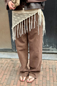 Uni Mid Tall Jeans - Bruin