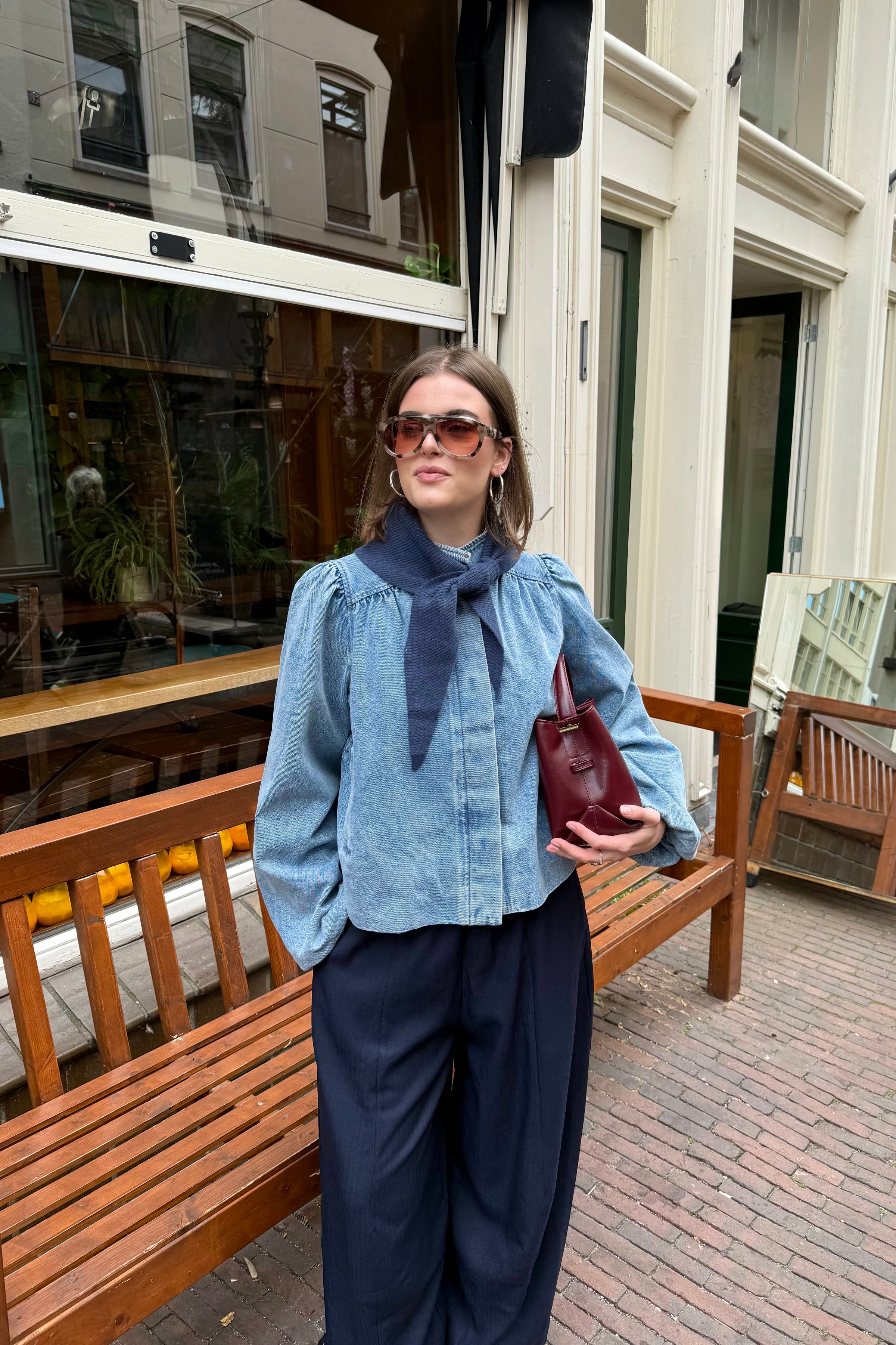 Tirsa Denim Jacket - Blauw