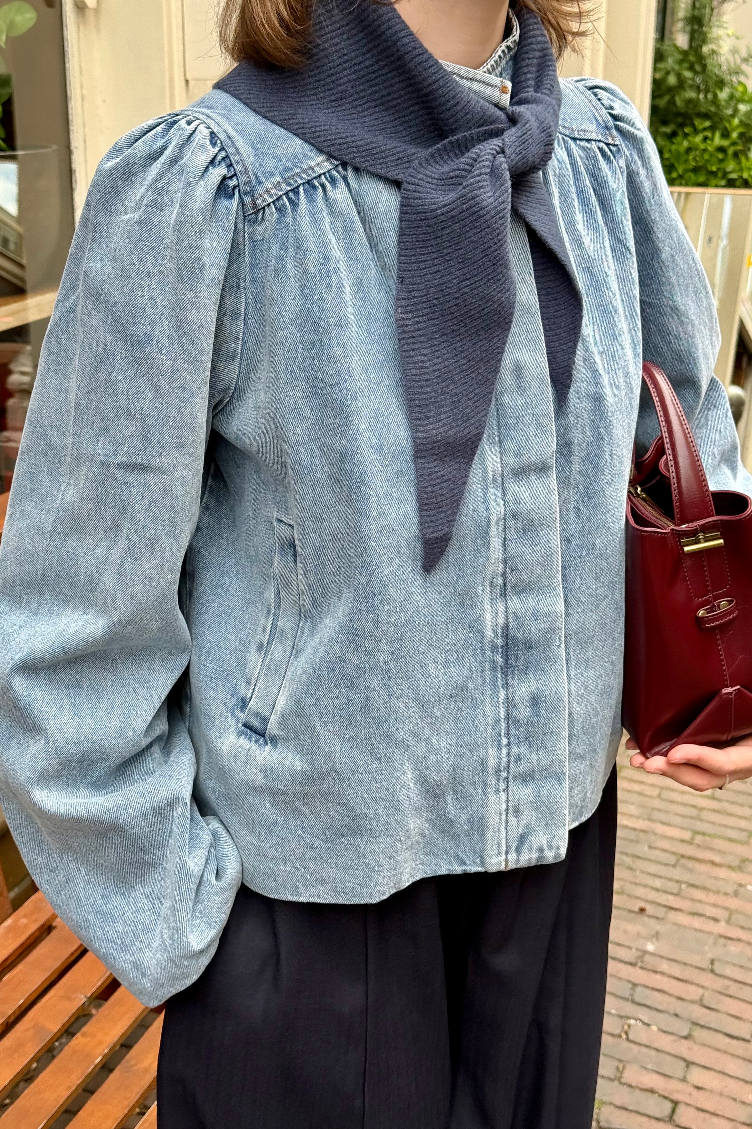 Tirsa Denim Jacket - Blauw