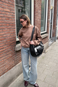 Maxi Split Logo Sweater - Bruin