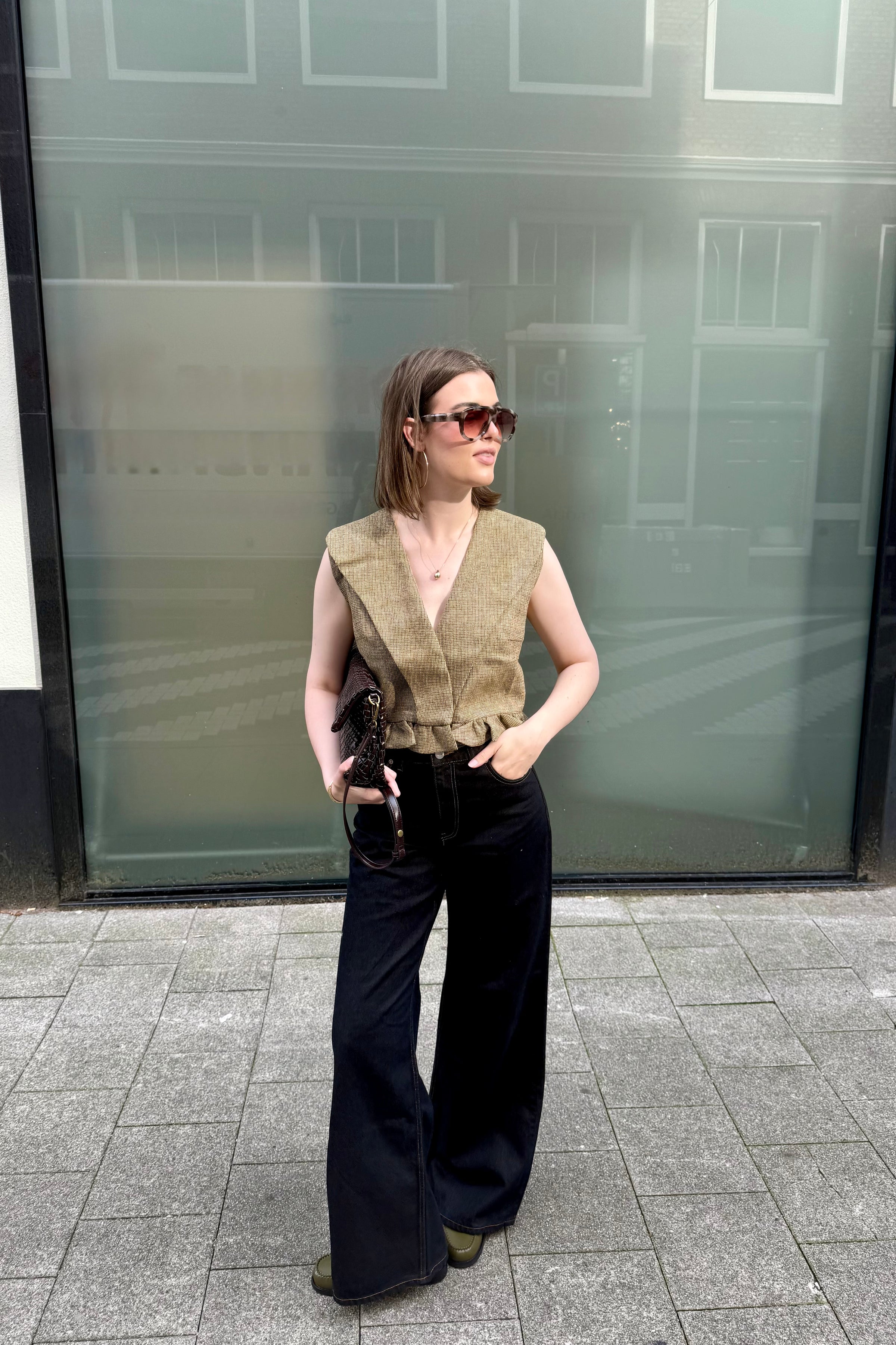Caia Top - Brown
