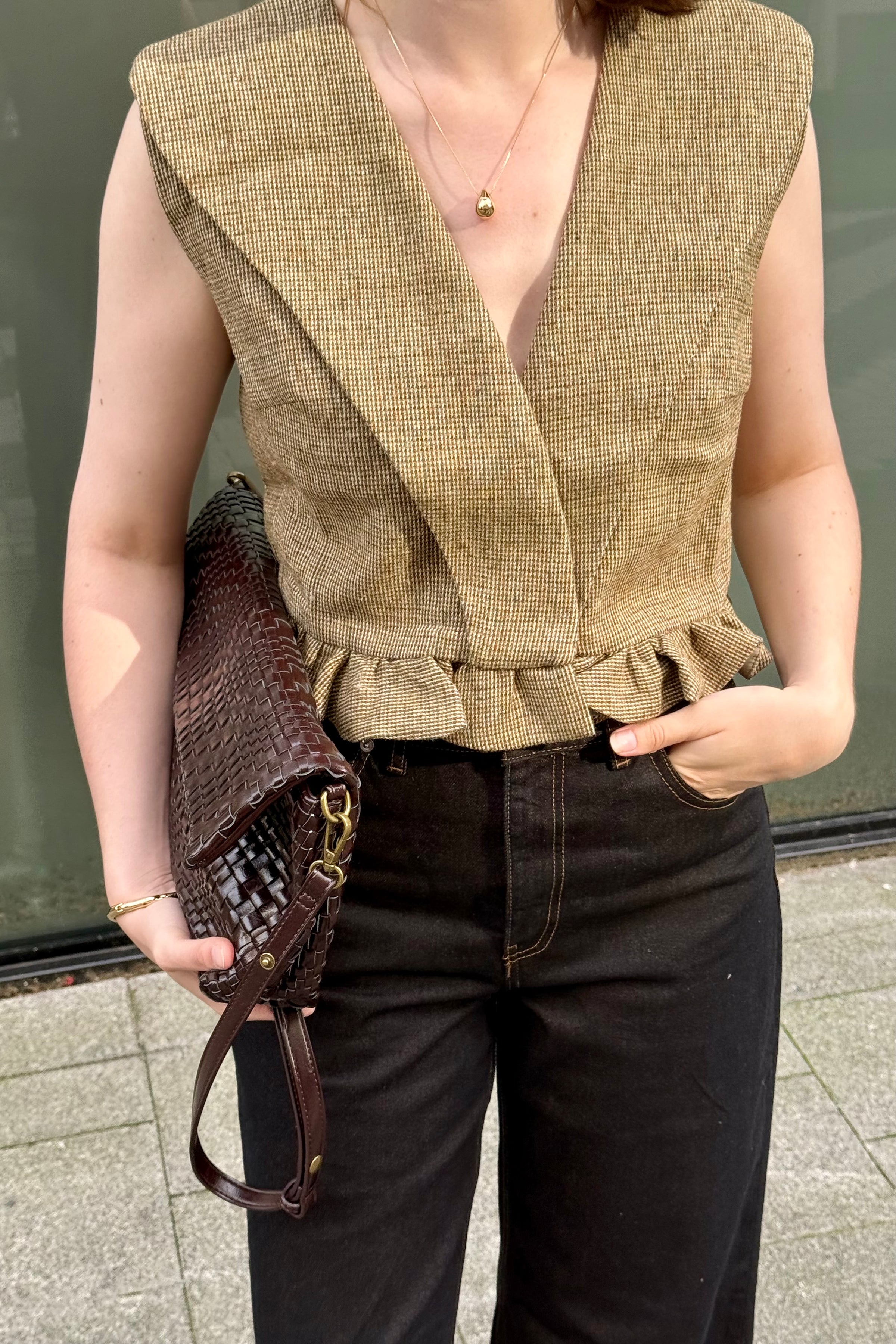 Caia Top - Brown
