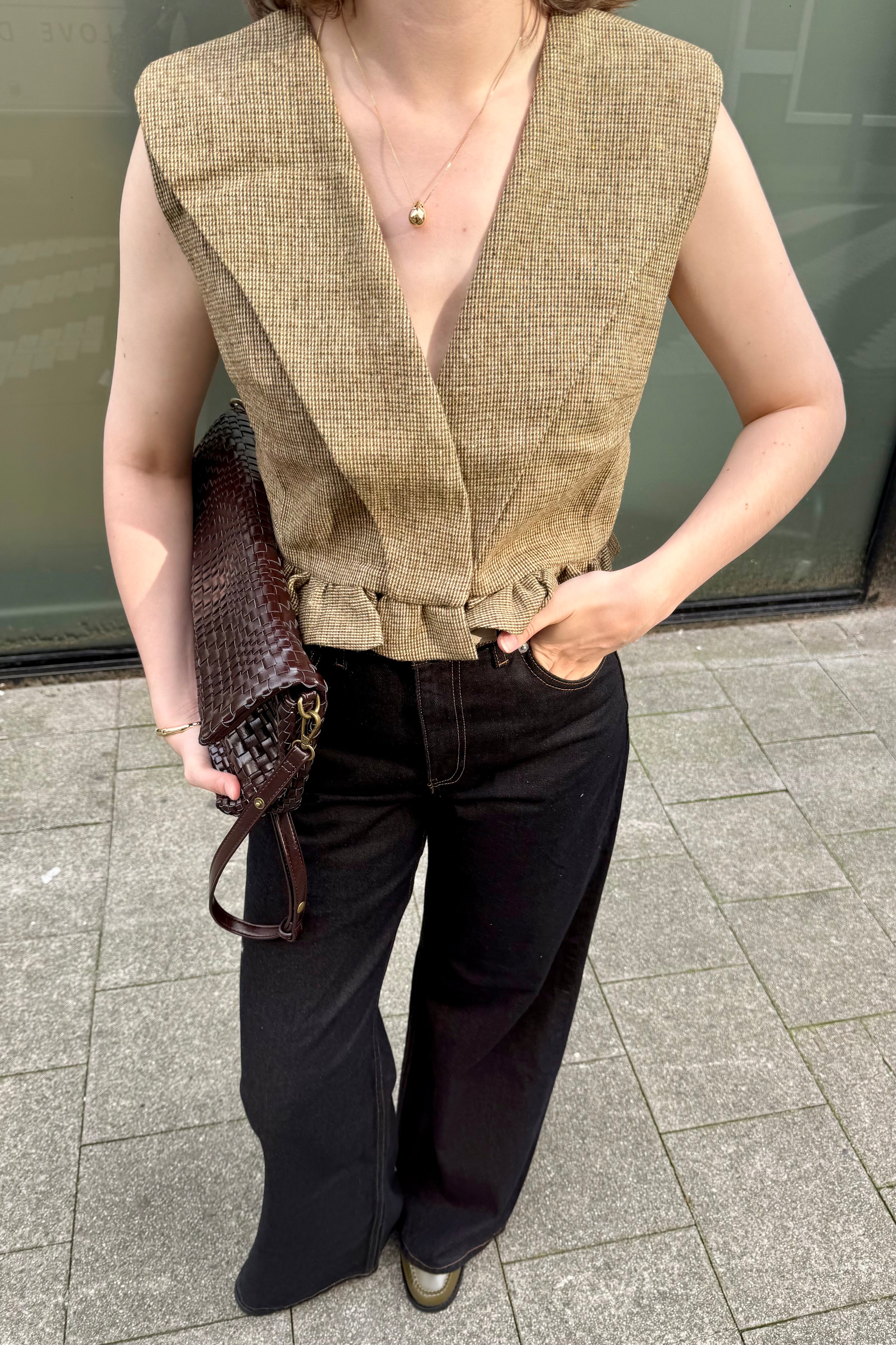 Caia Top - Brown