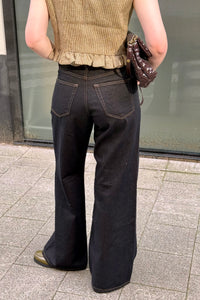 Rhue High Wide Jeans - Kodiak Rinse