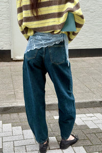 Nanci Mid Barrel Jeans - Kodiak Dark Retro