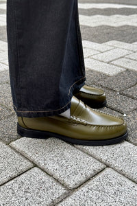 SLWBriar Leren Loafer - Groen
